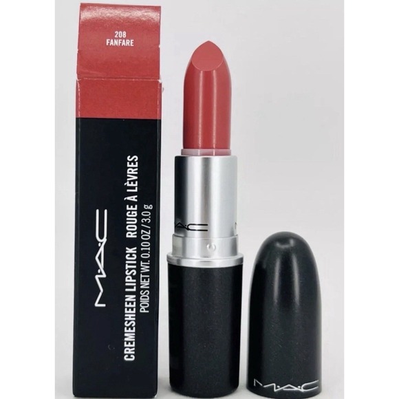 MAC Cremesheen Lipstick Shade 208 FANFARE 3g Original Formula New In Box RARE